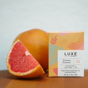 Cait + Co, Gifts - Bath Bombs,  Grapefruit, Tea Tree + Fir Aromatherapy Shower Steamer