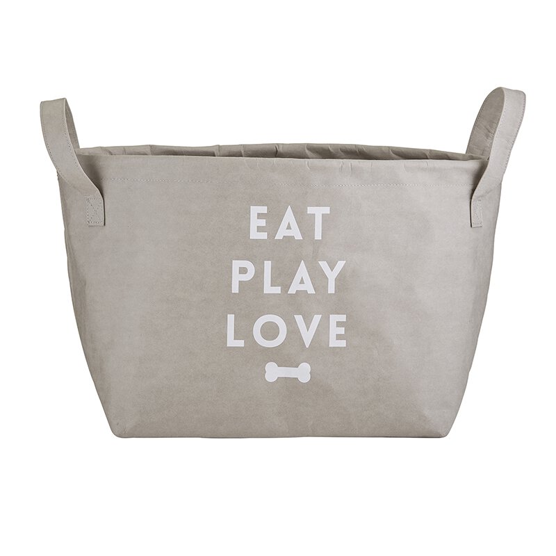 Grey Washable Paper Storage Tote - Eden Lifestyle