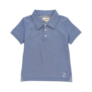 Me & Henry, Boy - Shirts,  Me & Henry | Blue Pique Polo