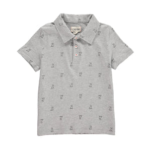 Me & Henry, Boy - Shirts,  Me & Henry | Grey Pique Polo