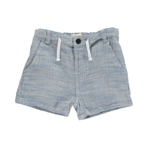 Me & Henry, Boy - Shorts,  Me & Henry | Blue Woven Shorts