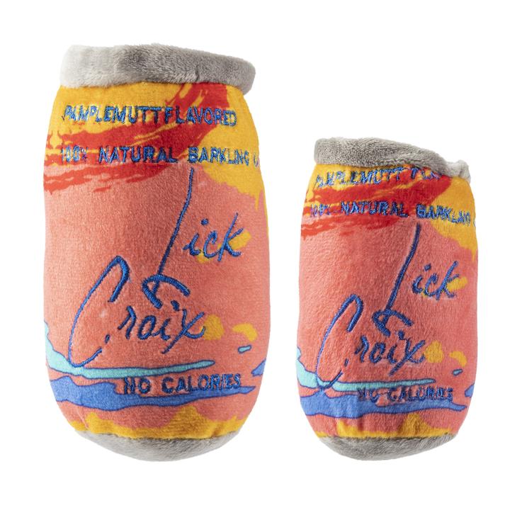 Plush Dog Toy - LickCroix Pamplemutt Barkling Water - Eden Lifestyle