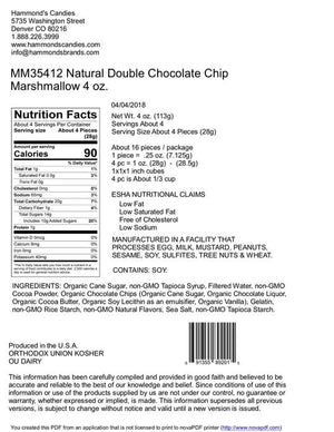Hammond's, Home - Food & Drink,  Hammond's Chocolate Chip Marshmallows