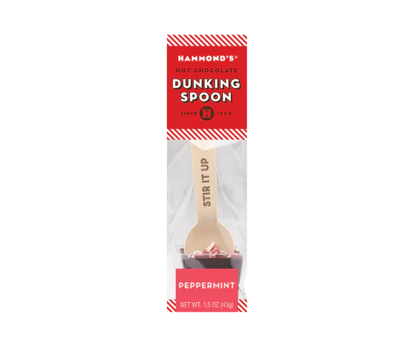 Hammond's Dark Chocolate Peppermint Dunking Spoon - Eden Lifestyle