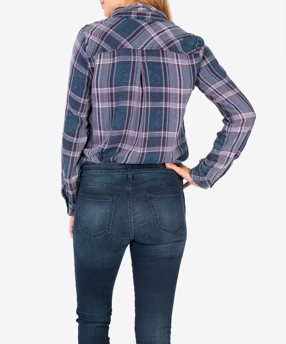 KUT from the Kloth, Women - Shirts & Tops,  KUT from the Kloth |  Hannah Plaid Top