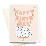 Happy Birthday Cake Topper Greeting Card - Eden Lifestyle