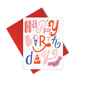 Eden Lifestyle, Gifts - Greeting Cards,  Happy Birthday Letters Greeting Card