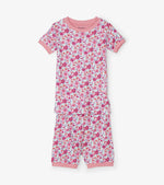 Hatley, Girl - Pajamas,  Hatley - Summer Garden Organic Cotton Short Pajama Set