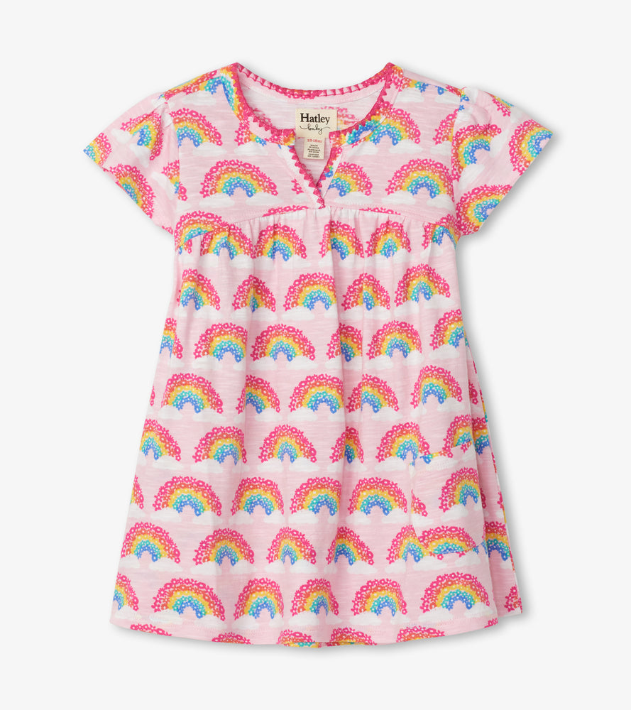 Hatley, Baby Girl Apparel - Dresses,  Hatley Magical Rainbows Baby Puff Dress