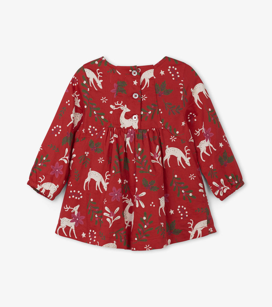 Hatley, Baby Girl Apparel - Dresses,  Hatley Mistletoe Deer Baby Party Dress