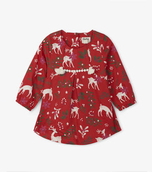 Hatley, Baby Girl Apparel - Dresses,  Hatley Mistletoe Deer Baby Party Dress