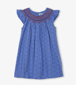 Hatley, Girl - Dresses,  Hatley Nautical Swiss Dots Smocked Dress