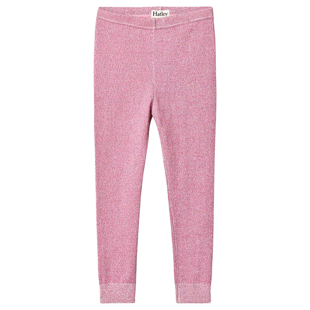 Hatley, Girl - Leggings,  Hatley Rose Glimmer Cable Knit Leggings