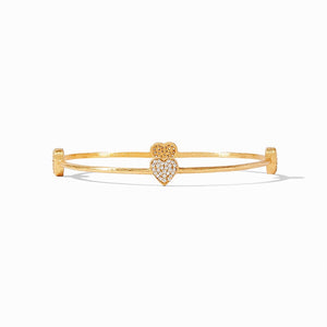 Julie Vos Heart Pavé Bangle - Eden Lifestyle