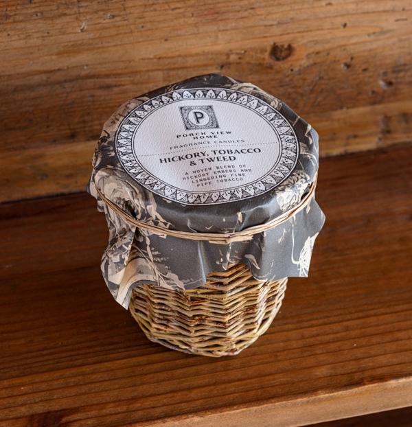 Hickory Tobacco & Tweed Candle - Eden Lifestyle