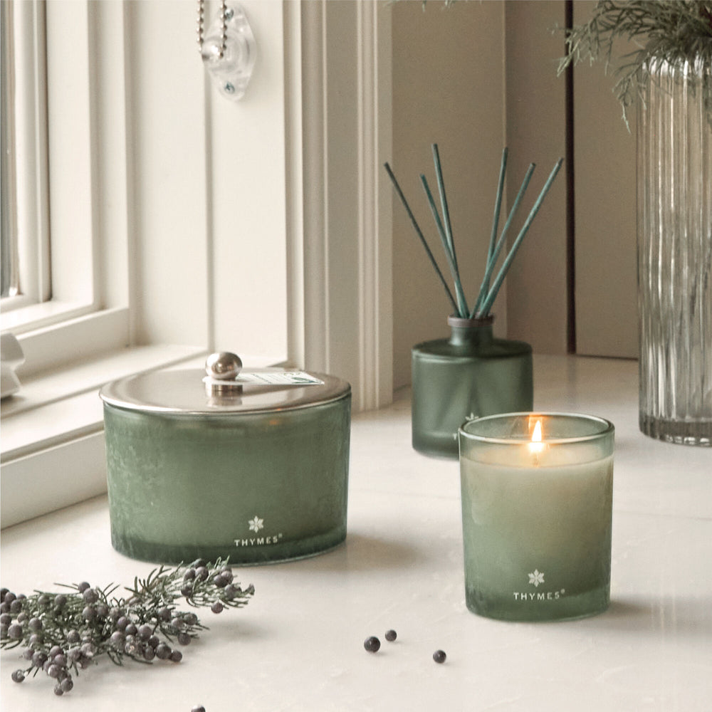 Thymes Highland Frost Boxed Candle - Eden Lifestyle