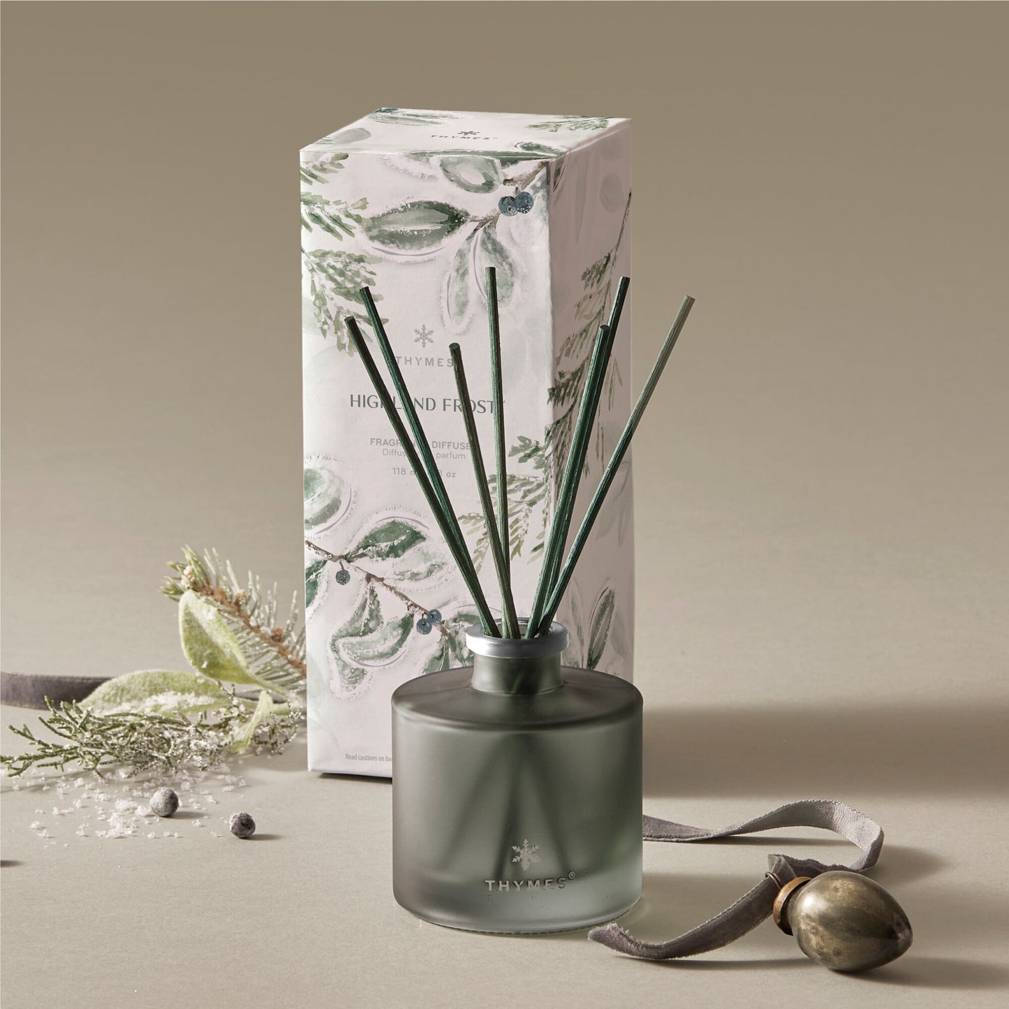 Thymes Highland Frost Petite Reed Diffuser - Eden Lifestyle