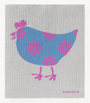 Hilda on Grey Swedish Dishcloth - Eden Lifestyle