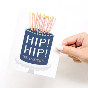 Hip! Hip! (Replacement) Greeting Card - Eden Lifestyle