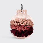 Mulberry Spice Holiday Satin Scrunchies 6pc - Eden Lifestyle