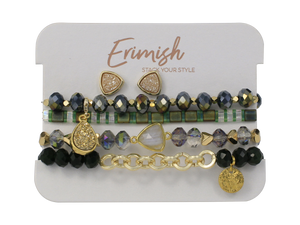 Erimish, Accessories - Jewelry,  Erimish Holiday Druzy Set