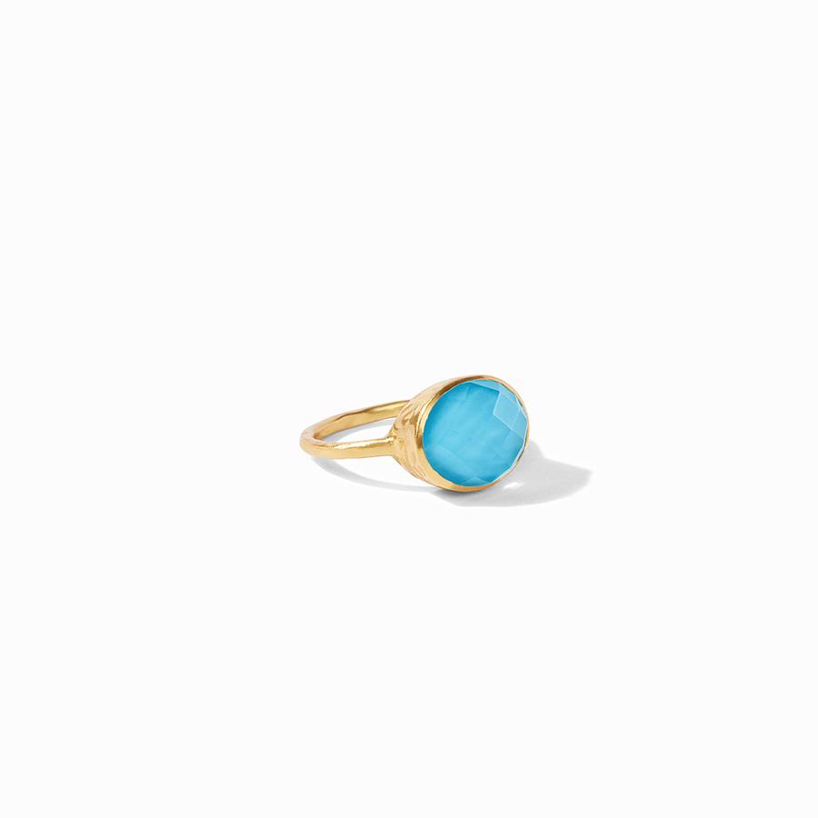 Julie Vos, Accessories - Jewelry,  Julie Vos Honey Stacking Ring - Iridescent Pacific Blue