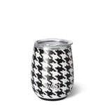 Houndstooth Stemless Wine Cup (14oz) - Eden Lifestyle