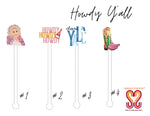 Howdy Y'all Swizzle Stir Sticks - Eden Lifestyle