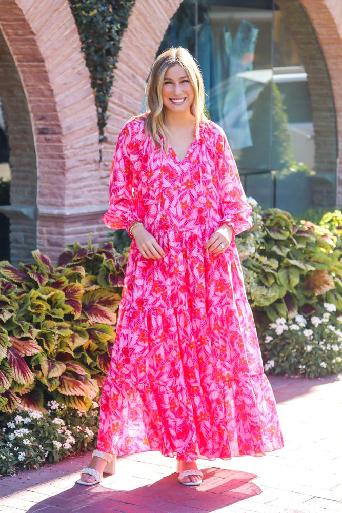 Ruby Long Sleeve Maxi Dress - Eden Lifestyle