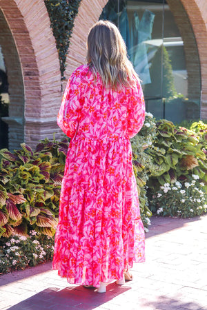 Ruby Long Sleeve Maxi Dress - Eden Lifestyle