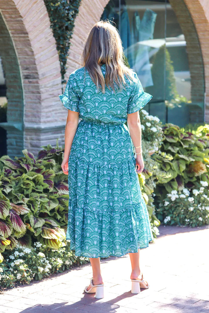 Norah Button Up Midi Dress - Eden Lifestyle