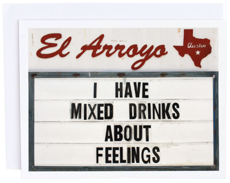 El Arroyo, Gifts - Greeting Cards,  El Arroyo Mixed Drinks Card