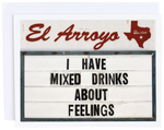 El Arroyo, Gifts - Greeting Cards,  El Arroyo Mixed Drinks Card