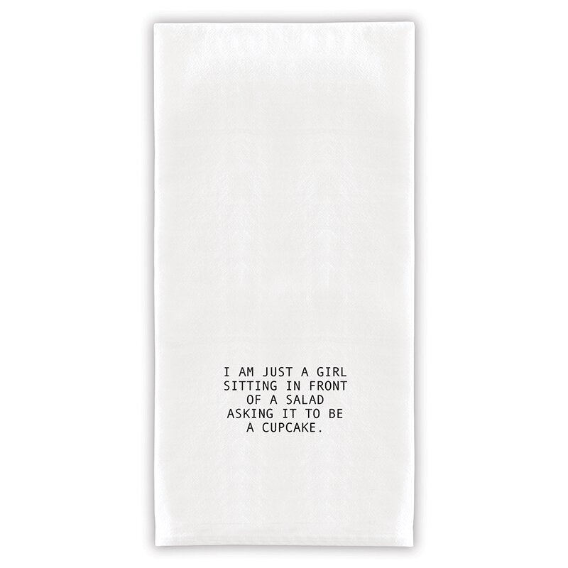 Eden Lifestyle, Home - Serving,  I'm Just A Girl Sitting In Front Of A Cupcake Towel