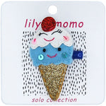 Lily & Momo, Accessories - Bows & Headbands,  Lily & Momo Ice Cream Cone Hair Clip
