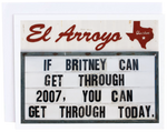 El Arroyo, Gifts - Greeting Cards,  El Arroyo Britney Card