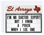 El Arroyo, Gifts - Greeting Cards,  El Arroyo No Cactus Card