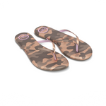 Indie Camo Metallic Gold & Lilac Sandal - Eden Lifestyle