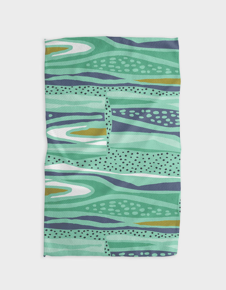 Geometry Inner Sea Kitchen Tea Towel - Eden Lifestyle