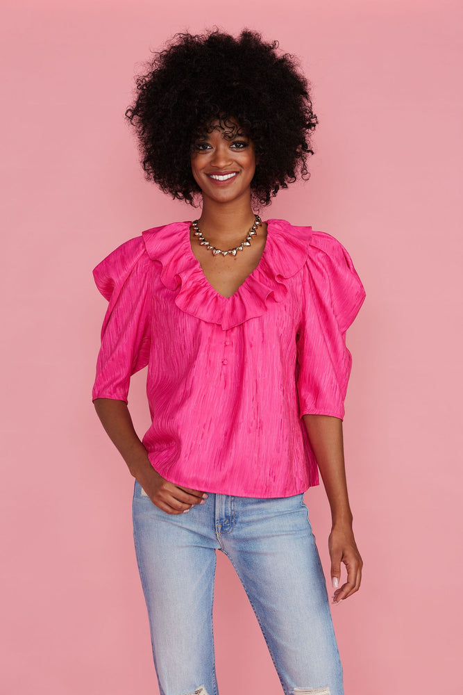 Iris Top in Mollie Pink - Eden Lifestyle