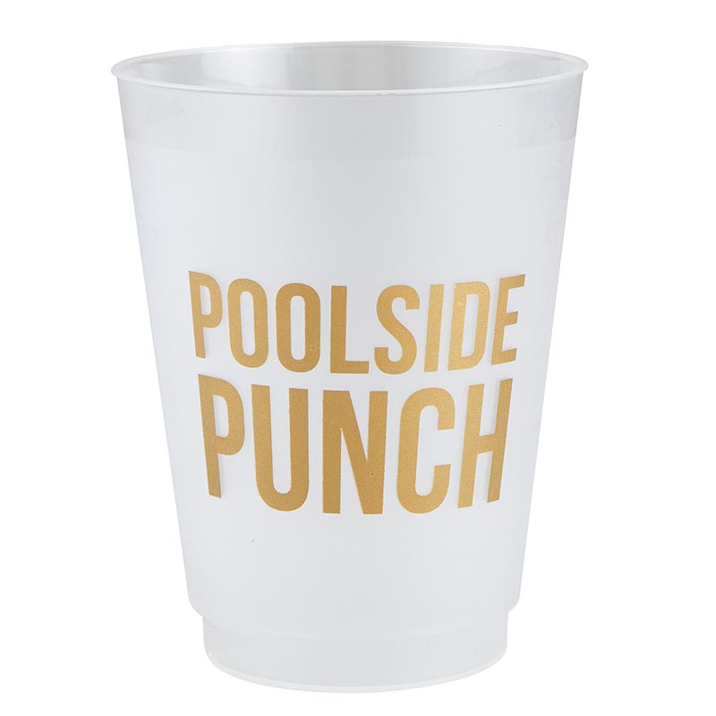 Santa Barbara, Home - Drinkware,  Pool Side Punch Frosted Cup Set