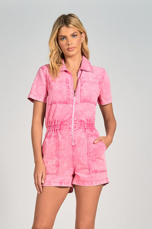 Pink Romper - Eden Lifestyle