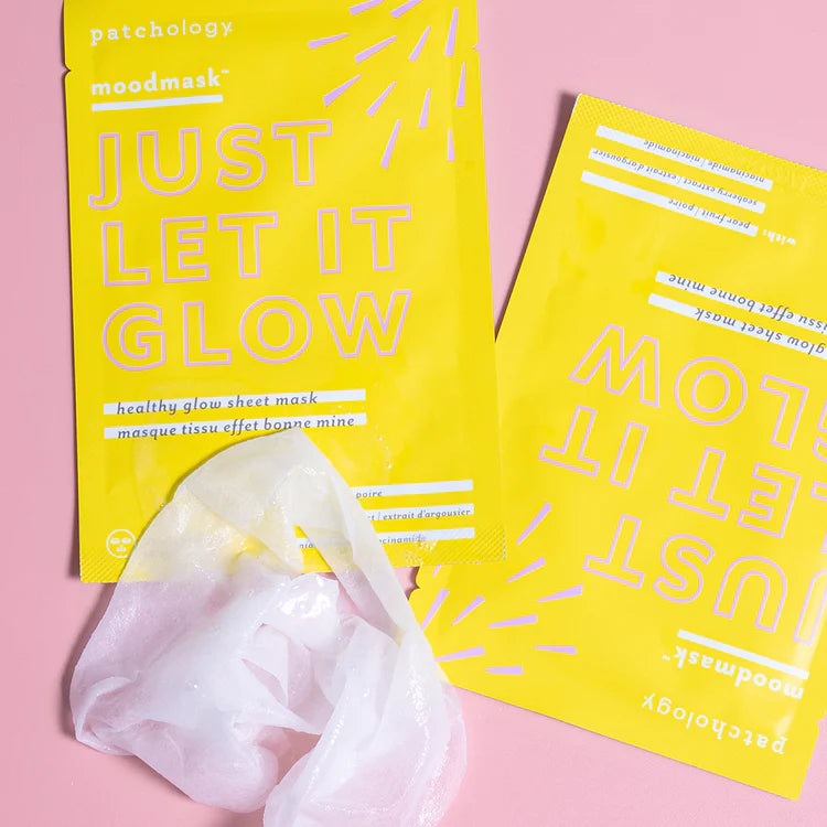 MOODMASK™  JUST LET IT GLOW Brightening Face Sheet Mask - Eden Lifestyle
