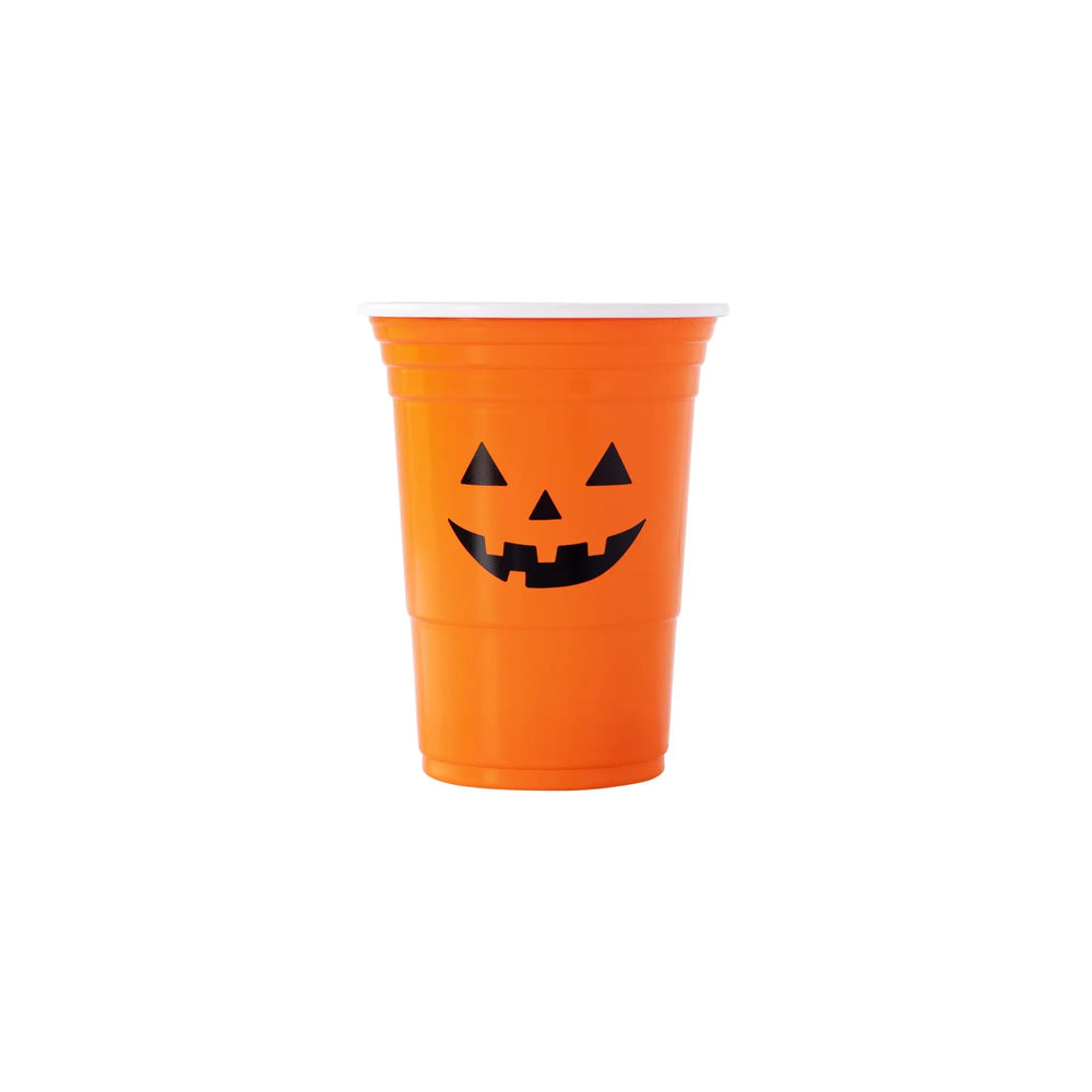 Jack-o-lantern Plastic Party Cups - Eden Lifestyle