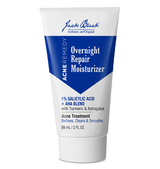 Jack Black Overnight Repair Moisturizer, 1% Salicylic Acid + AHA Blend - Eden Lifestyle