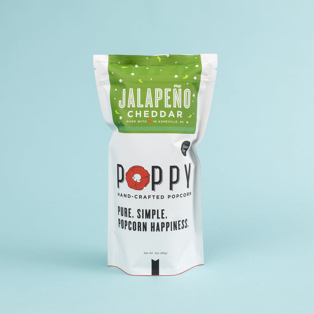 Poppy Handcrafted Popcorn Jalapeño Cheddar Market Bag - Eden Lifestyle