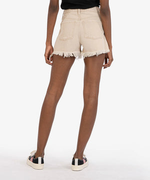 Jane High Rise Long Short (Tan) - Eden Lifestyle