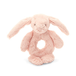 Jellycat, Gifts - Stuffed Animals,  Jellycat Bashful Blush Bunny Ring Rattle