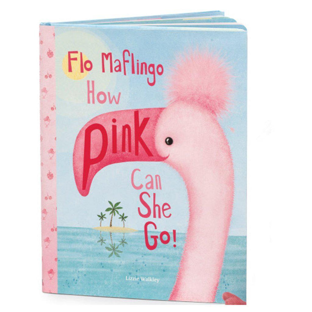 Jellycat, Books,  Jellycat Flo Malfingo How Pink Can She Go Book