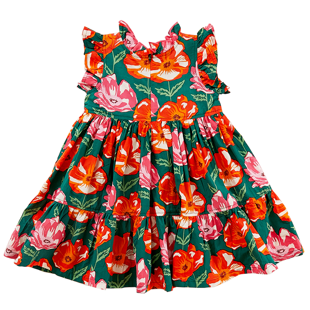 Pink Chicken Jennifer Dress - Vintage Poppy - Eden Lifestyle